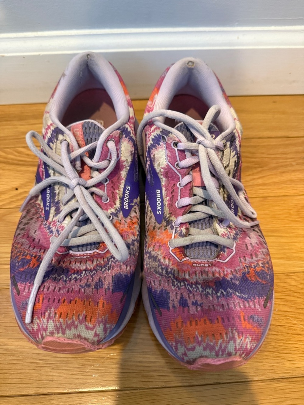 Brooks Women's Pink, Purple & Orange Patterned Running Shoes